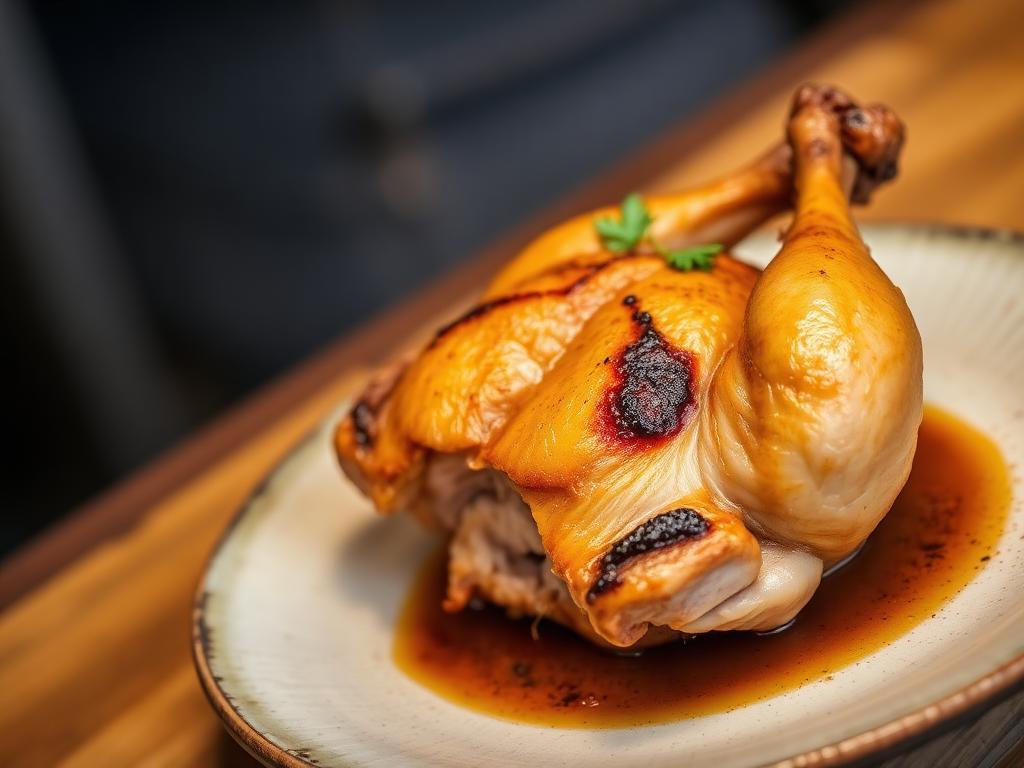 1/2 Pollo a la Leña