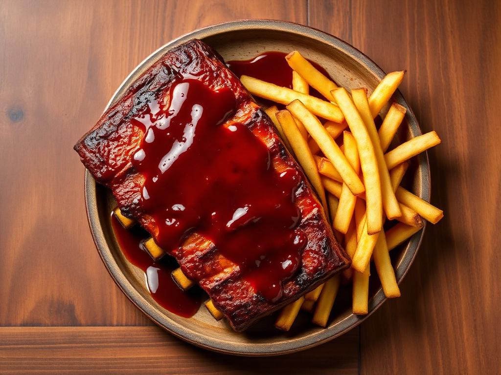 Costillas a la Brasa o en Salsa Barbacoa